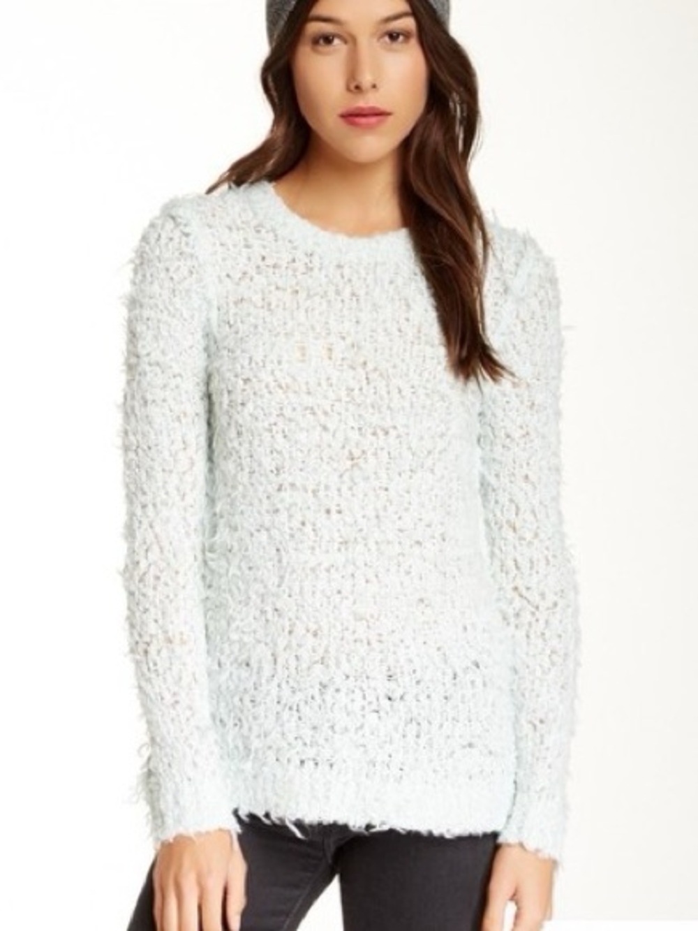 Free People White Sweater